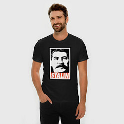 Футболка slim-fit USSR Stalin, цвет: черный — фото 2