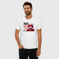 Футболка slim-fit Evangelion - Asuka, цвет: белый — фото 2