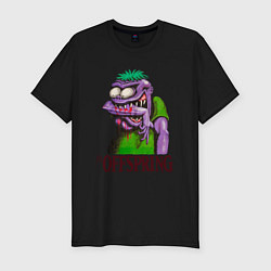 Мужская slim-футболка The Offspring bite me