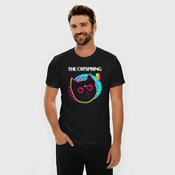 Футболка slim-fit The Offspring rock star cat, цвет: черный — фото 2