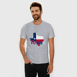 Футболка slim-fit Texas, цвет: меланж — фото 2