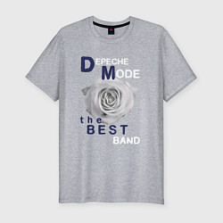 Мужская slim-футболка Depeche Mode - best of videos