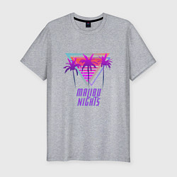 Футболка slim-fit Malibu nights, цвет: меланж