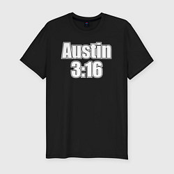 Футболка slim-fit Стив Остин Austin 3:16, цвет: черный