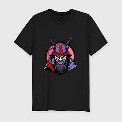 Футболка slim-fit Samurai evil face, цвет: черный