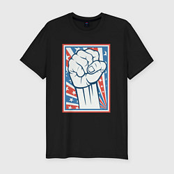 Мужская slim-футболка USA revolution