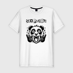 Футболка slim-fit Sex Pistols - rock panda, цвет: белый