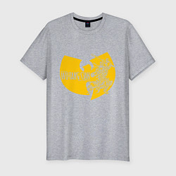 Футболка slim-fit Wu shaolin logo, цвет: меланж