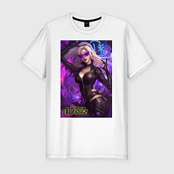 Футболка slim-fit League of Legends Kaisa Kda, цвет: белый