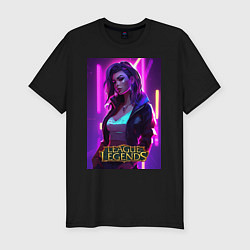 Футболка slim-fit League of Legends Kaisa Kda, цвет: черный