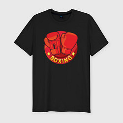 Футболка slim-fit Boxing fight, цвет: черный