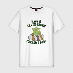 Футболка slim-fit Shrek: Father Day, цвет: белый