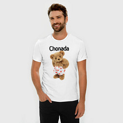 Футболка slim-fit Chonada, цвет: белый — фото 2