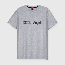 Футболка slim-fit XIIIth angel, цвет: меланж
