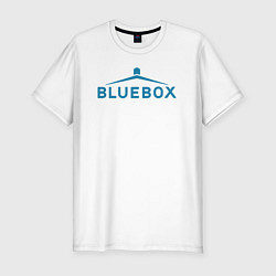 Футболка slim-fit Доктор Кто Bluebox, цвет: белый