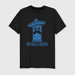 Футболка slim-fit Buenas tardis, цвет: черный