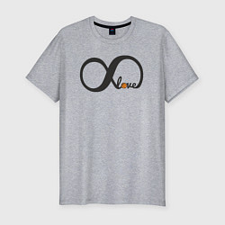 Футболка slim-fit Бесконечный баскетбол, цвет: меланж
