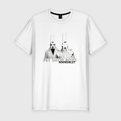 Мужская slim-футболка Pet Shop Boys - Annually