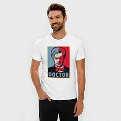 Футболка slim-fit Doctor, цвет: белый — фото 2