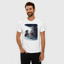 Футболка slim-fit Безработный Рудеус Грейрат, цвет: белый — фото 2