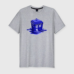 Футболка slim-fit Tardis ink, цвет: меланж