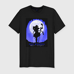 Мужская slim-футболка Реинкарнация безработного Рокси Мигурдия волшебниц