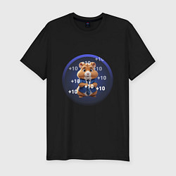 Мужская slim-футболка Hamster Kombat