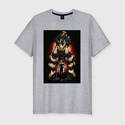 Футболка slim-fit Моя геройская академия Все За Одного, цвет: меланж