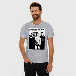 Футболка slim-fit Depeche mode all, цвет: меланж — фото 2