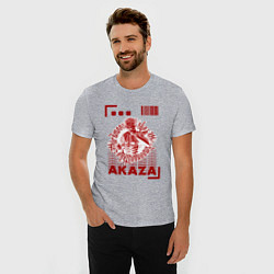 Футболка slim-fit Demon Slayer - Akaza, цвет: меланж — фото 2