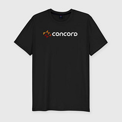 Футболка slim-fit Concord logo game, цвет: черный