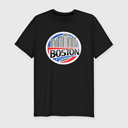 Футболка slim-fit City Boston, цвет: черный