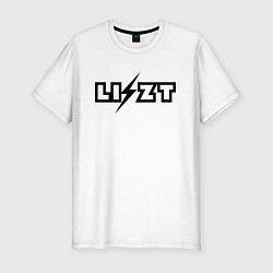 Футболка slim-fit Ференц Лист чёрный, цвет: белый