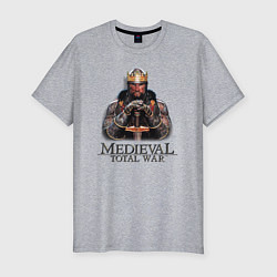 Футболка slim-fit Medieval: Total War logo, цвет: меланж