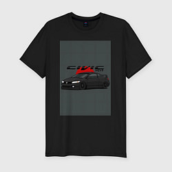 Футболка slim-fit Honda Civic, цвет: черный