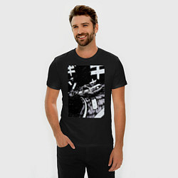 Футболка slim-fit Гонки манга, цвет: черный — фото 2
