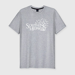 Мужская slim-футболка South of midnight logo