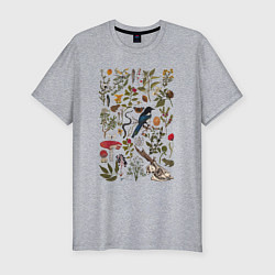 Футболка slim-fit Сорокино сокровище, цвет: меланж