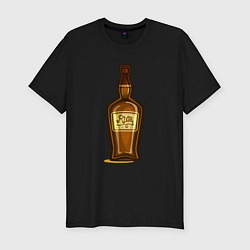 Футболка slim-fit Rum, цвет: черный