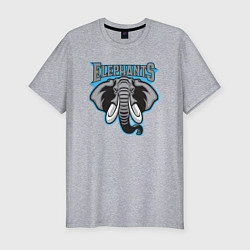 Футболка slim-fit Elephants team, цвет: меланж