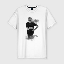 Футболка slim-fit Depeche mode - dave gahan stand, цвет: белый