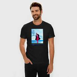 Футболка slim-fit Ким Намджун, цвет: черный — фото 2