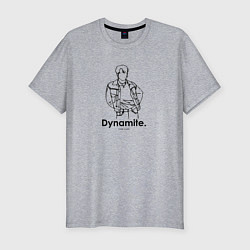 Футболка slim-fit BTS Dynamite Park Ji-min, цвет: меланж