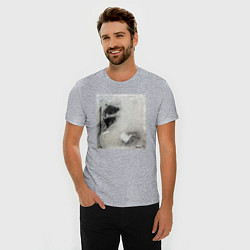 Футболка slim-fit Abstract graphic, цвет: меланж — фото 2