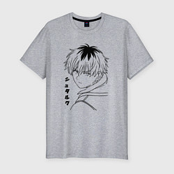 Футболка slim-fit Штарк, цвет: меланж