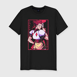 Футболка slim-fit Hunter x Hunter Hisoka Morow, цвет: черный