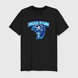 Футболка slim-fit Fishing club dead bass, цвет: черный