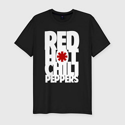 Футболка slim-fit RHCP - title and logo, цвет: черный