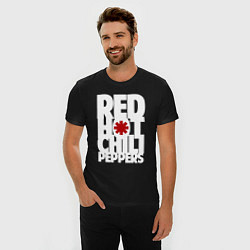 Футболка slim-fit RHCP - title and logo, цвет: черный — фото 2