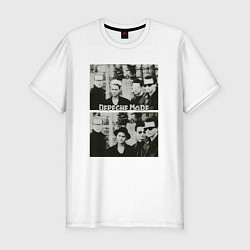 Футболка slim-fit Depeche Mode2, цвет: белый